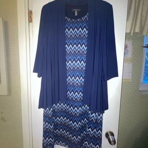 2 piece connected casual dress